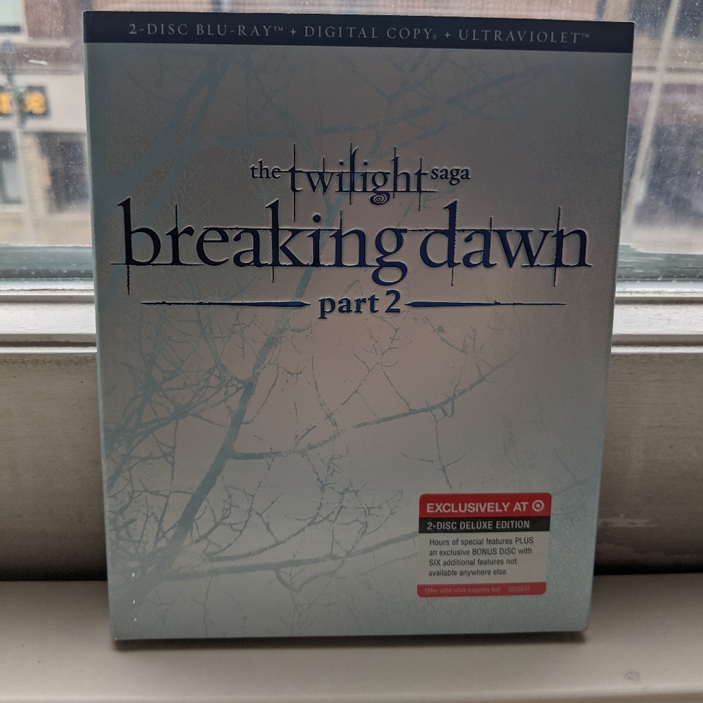 Twilight Breaking Dawn part 2 blu-ray